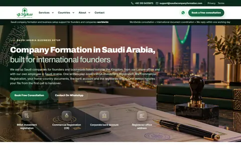Saudia Company Formation